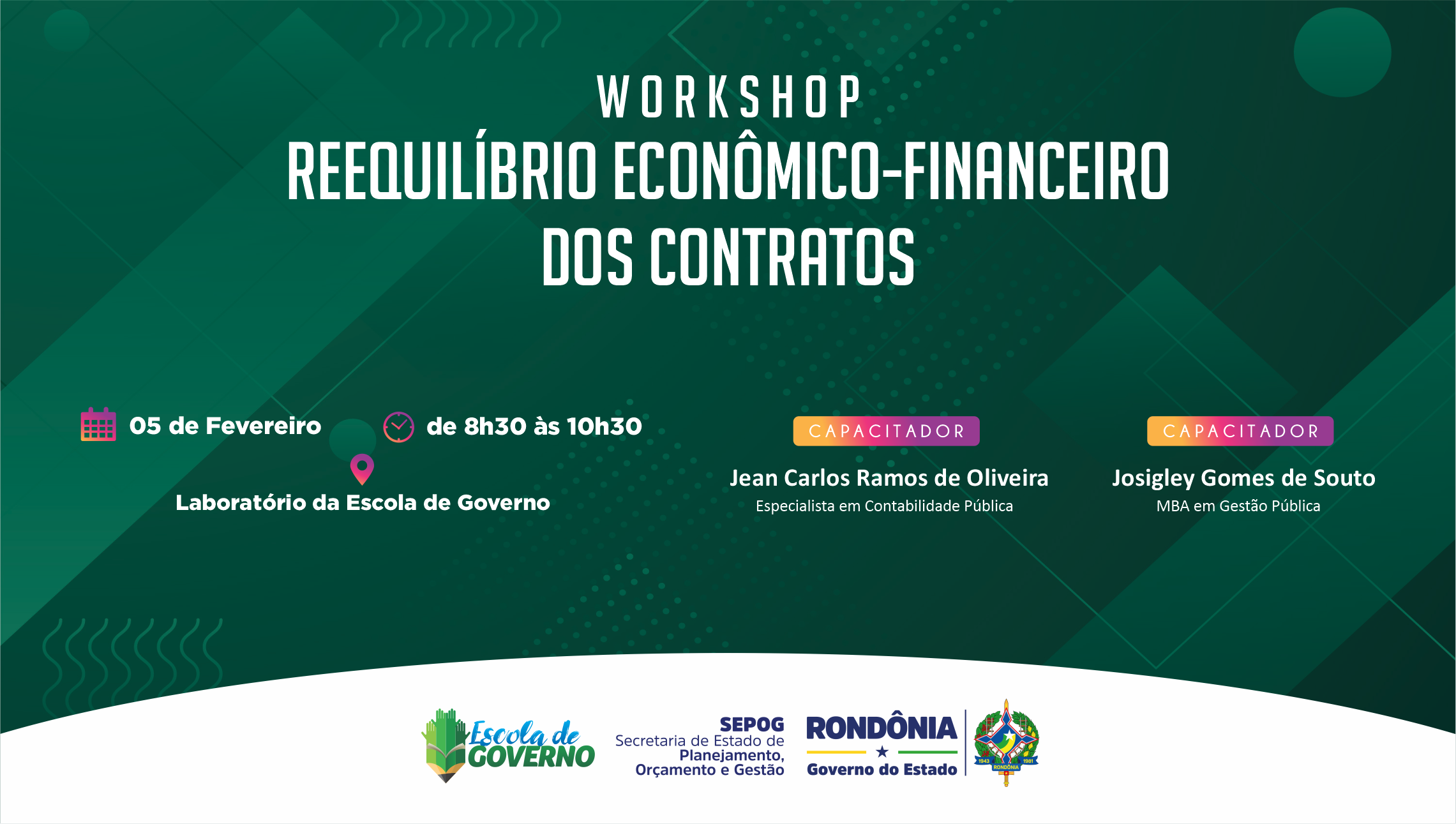 Curso Workshop - Reequilíbrio Econômico-Financeiro dos Contratos